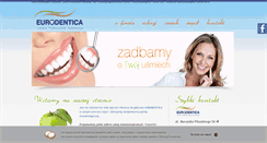 Desktop Screenshot of eurodentica.com.pl
