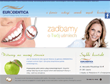 Tablet Screenshot of eurodentica.com.pl